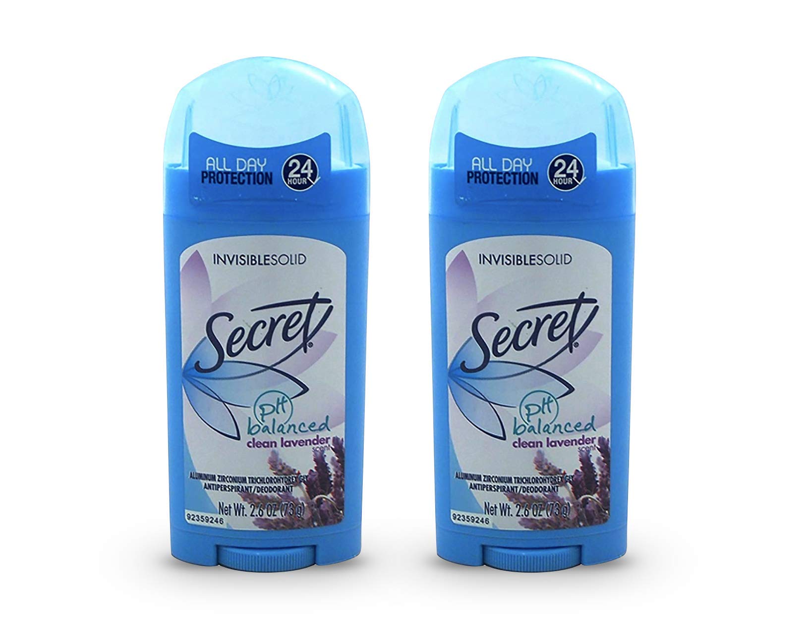 Secret Invisible Solid Antiperspirant & Deodorant Clean Lavender Scent 2.6 Oz (Pack of 2)-image-36