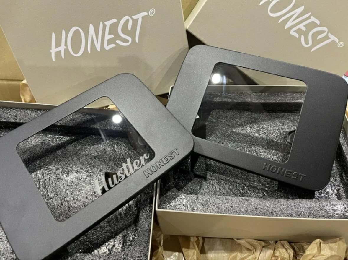 Amazon.co.jp: ハスラー現行モデル HONEST ガラスリッド 英字 hustler