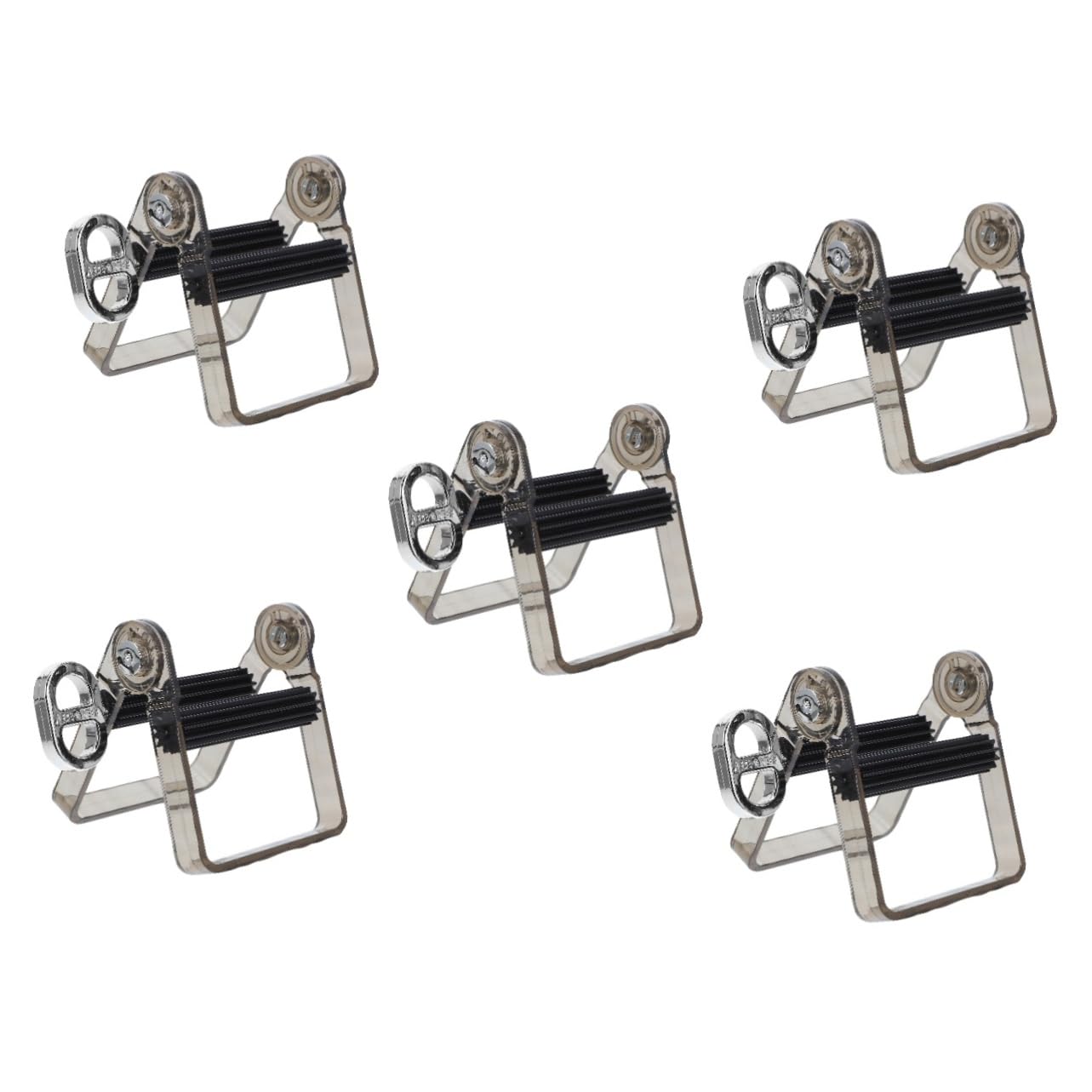 VALICLUD 5 Teiliges Zahnpasta Quetschgerät Kleiner Tubenquetscher Zahnpasta Roller Zahnpasta Spender Noppen Zahnpasta Für Zahnpasta Manueller Zahnpasta Roller Salon Quetscher