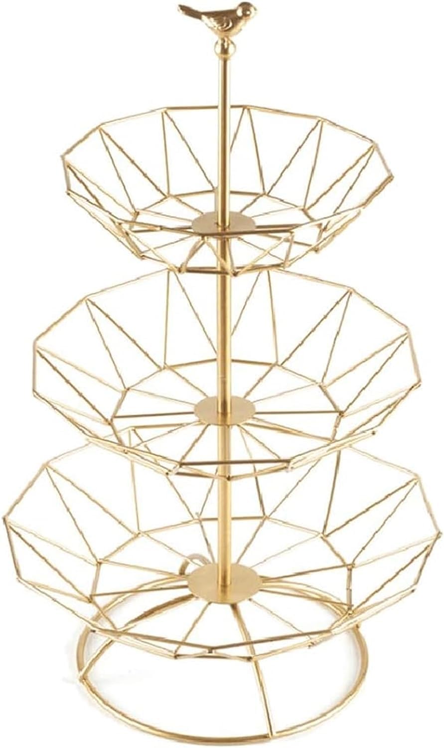 Mnuvxzaewf C Kitchen Ountertop Fruit Rack-Fruit Basket Holder 3 Tier(C)