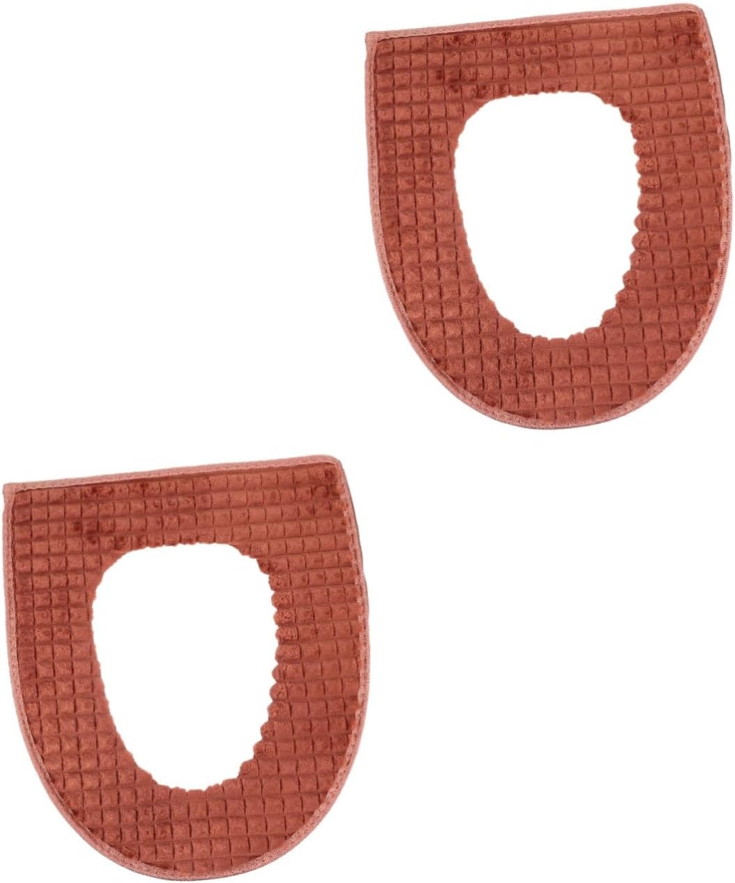 MAGICLULU 2pcs Toilet Seat Risers Seat Cover Pad Zipper Warm Bathroom Accessory for Comfort