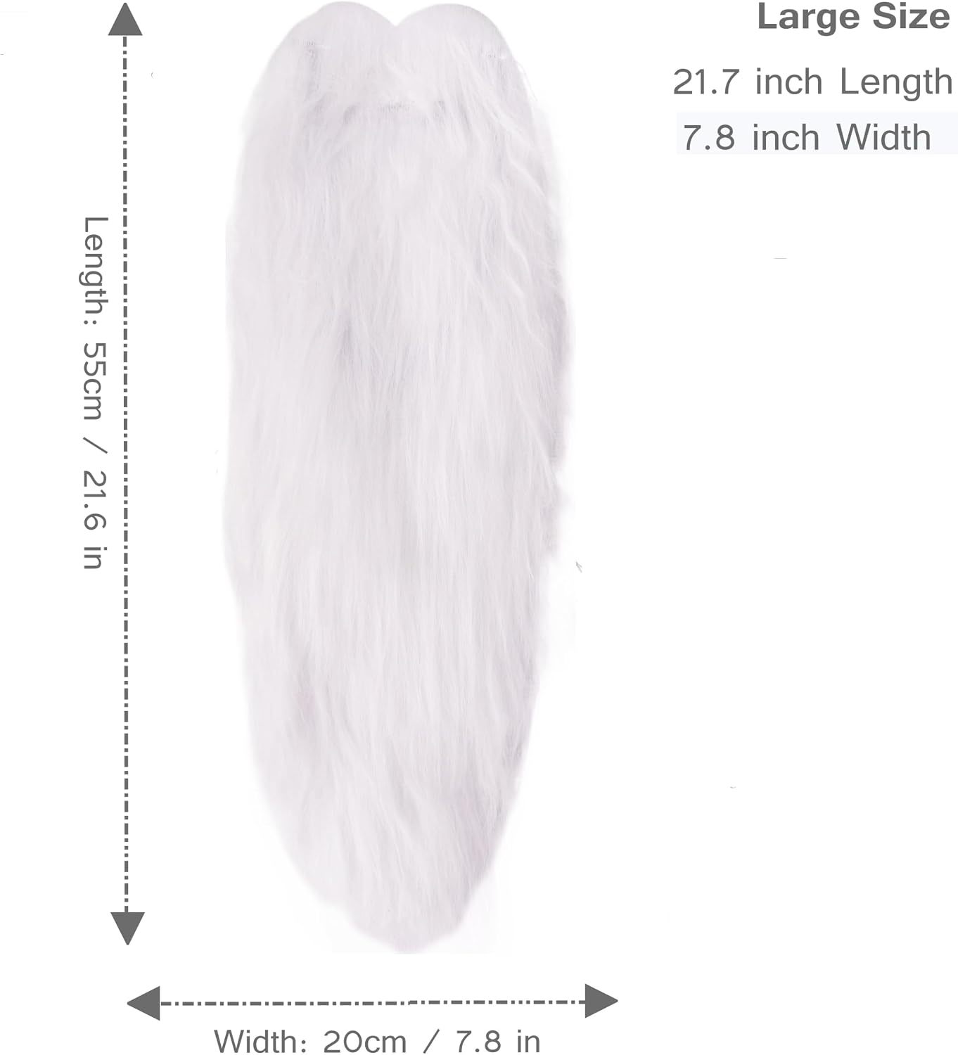 Fake Beard Costume, Long Costume Beard Christmas Halloween Cosplay Wizard Beard for Adults Men Women