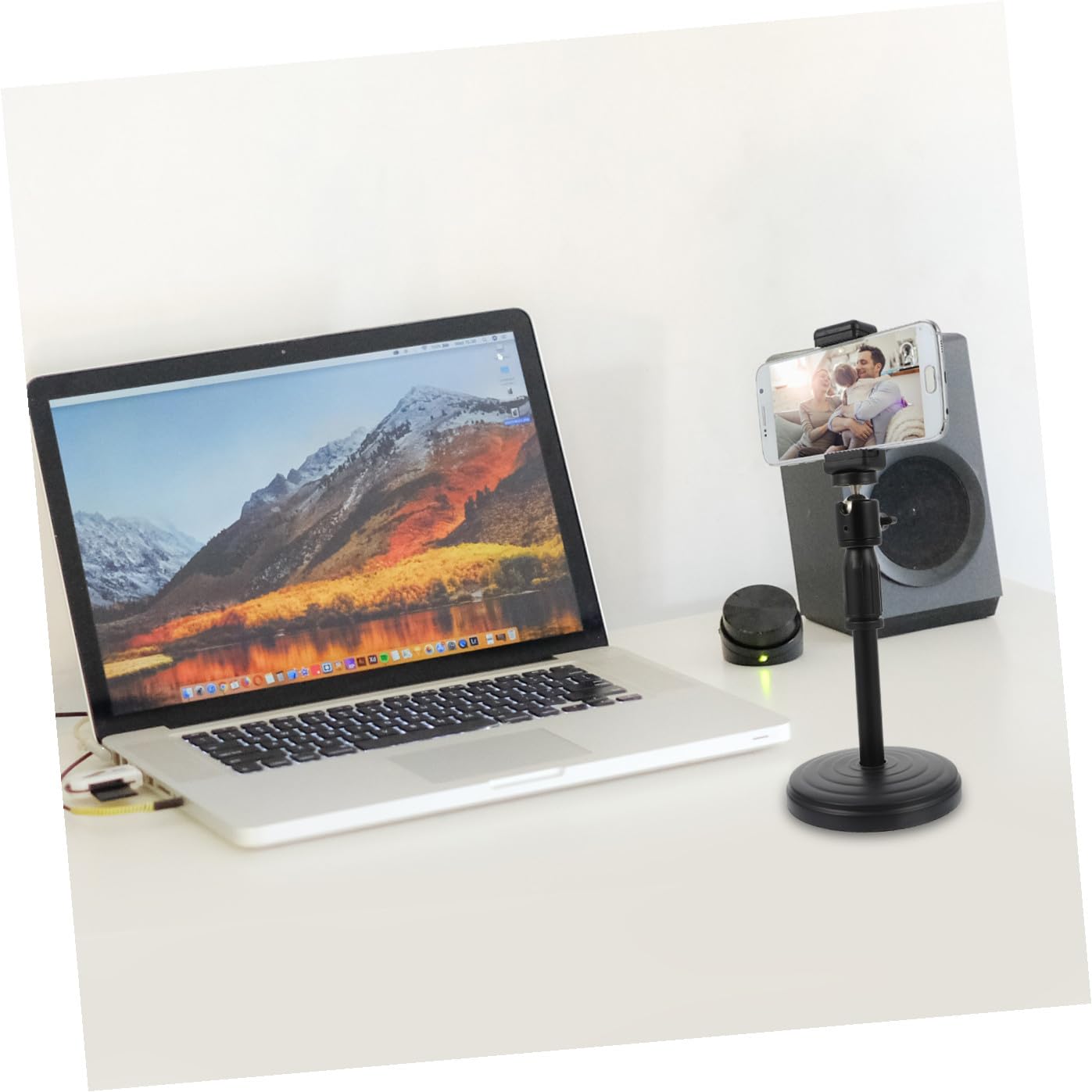 Soporte Telescópico Ajustable para Teléfono Móvil de Escritorio