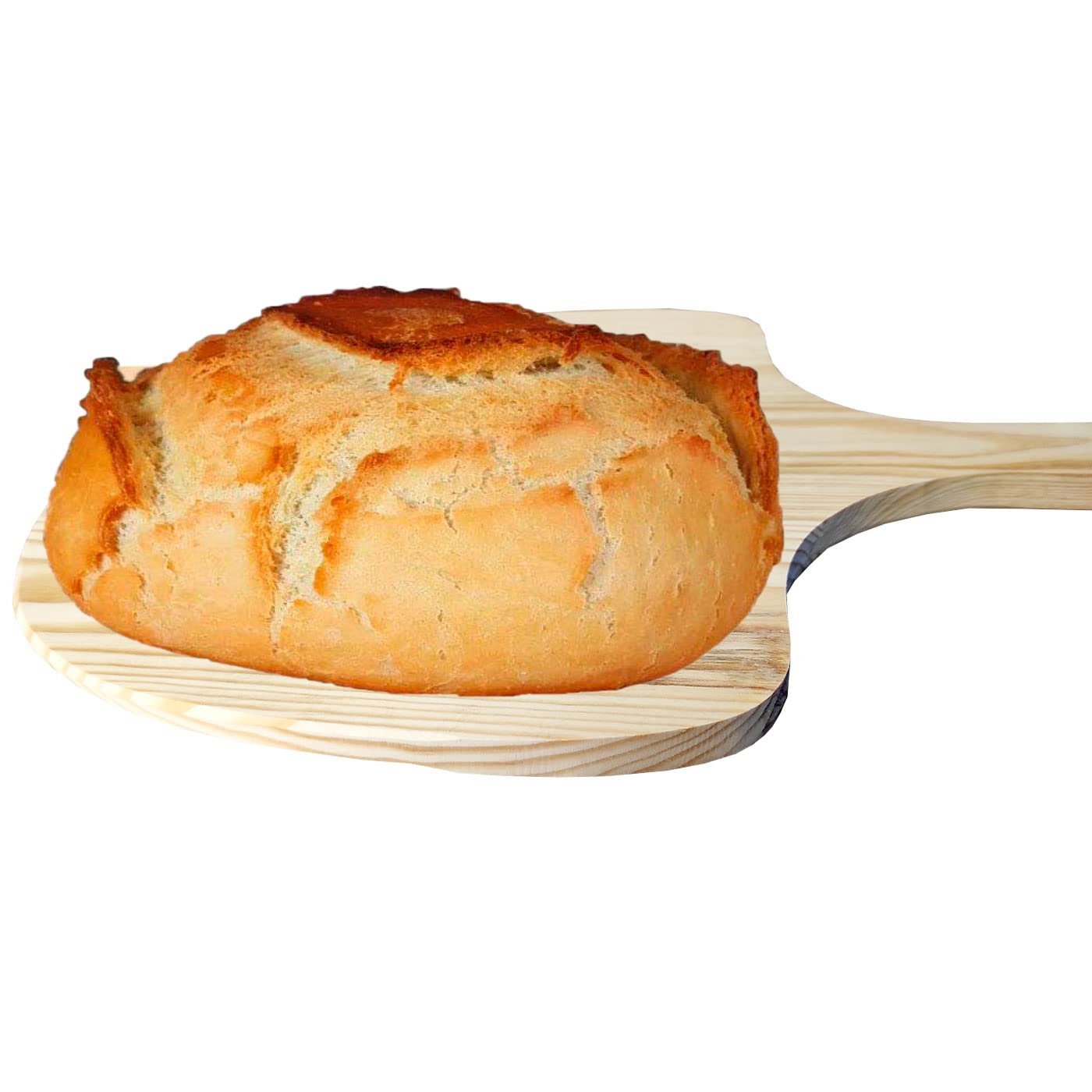 Ustensile Boulangerie Manche Long Pelle à Pain Acan - Long Manche 153 Cm, Surface 34,4x33,5 Cm, Pour Fours à Bois Profonds Outil Boulanger Professionnel