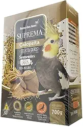 Reino Das Aves Ração Suprema Calopsita Sementes E Grãos 700g