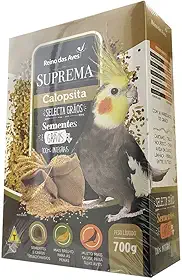 Reino Das Aves Ração Suprema Calopsita Sementes E Grãos 700g