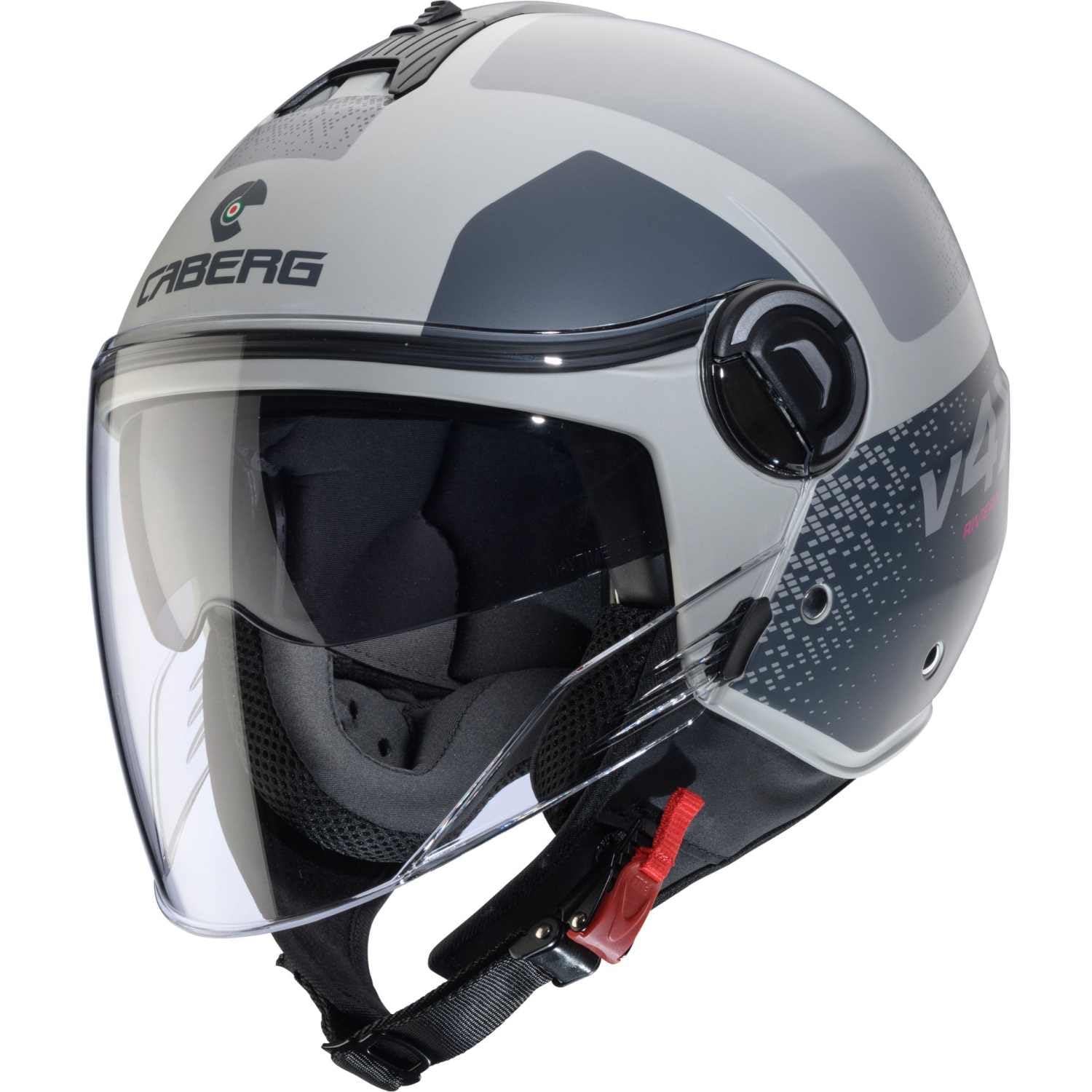 Casco Caberg Riviera V4 X ECE22.06 Mia O7 Sabbia opaco/Antracite/Grigio taglia L (59-60 cm)