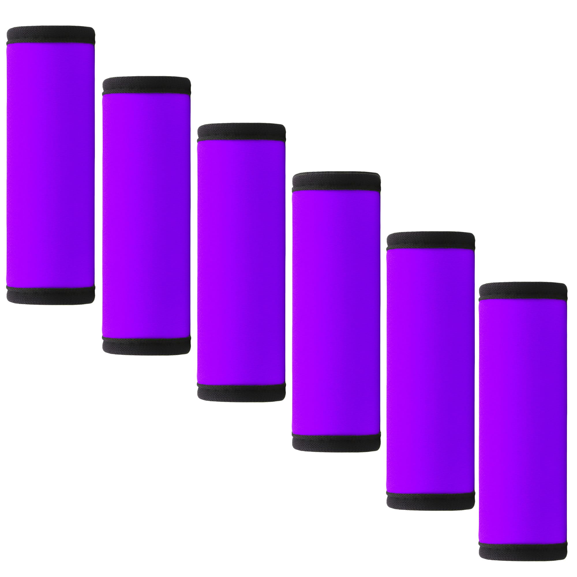 BAGSWEET Luggage Handle Wrap 6 Pack-Neoprene Luggage Handle Wraps for Suitcase/Beach Bag/Backpacks Bright Suitcase Identifiers Travel Accessories for