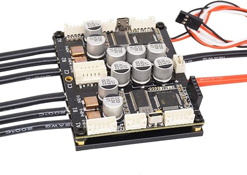 Miniatura 5 de FLIPSKY Dual FSESC 4.20 Plus (basado en ESC) con interruptor anti-parking Disipador de calor de aluminio anodizado integrado monopatín controlador