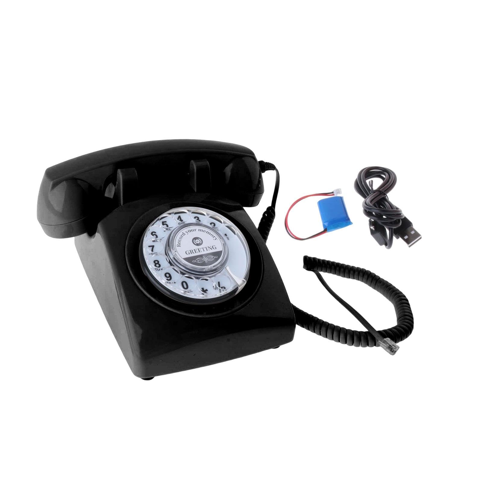 Telefoniczna księga gości biurko telefon materiały ślubne do hotelu spotkanie czarne 24 x 22 x 13 cm