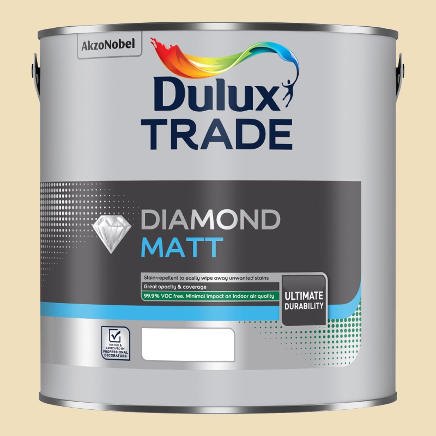 Diamond Matt Mixed Colour - BUTTERMILK  / 2.5l