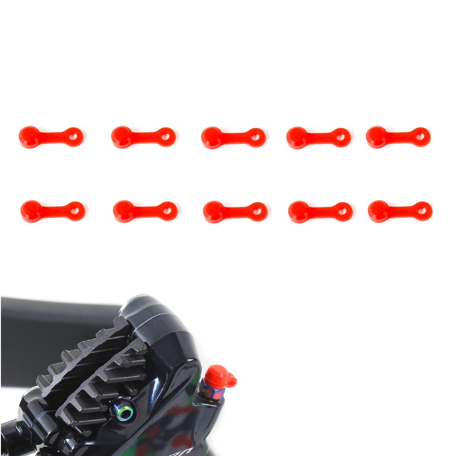 COONIUM Bleed Fitting Rubber Cap for Bike Hydraulic Disc Brake, Pack of 10