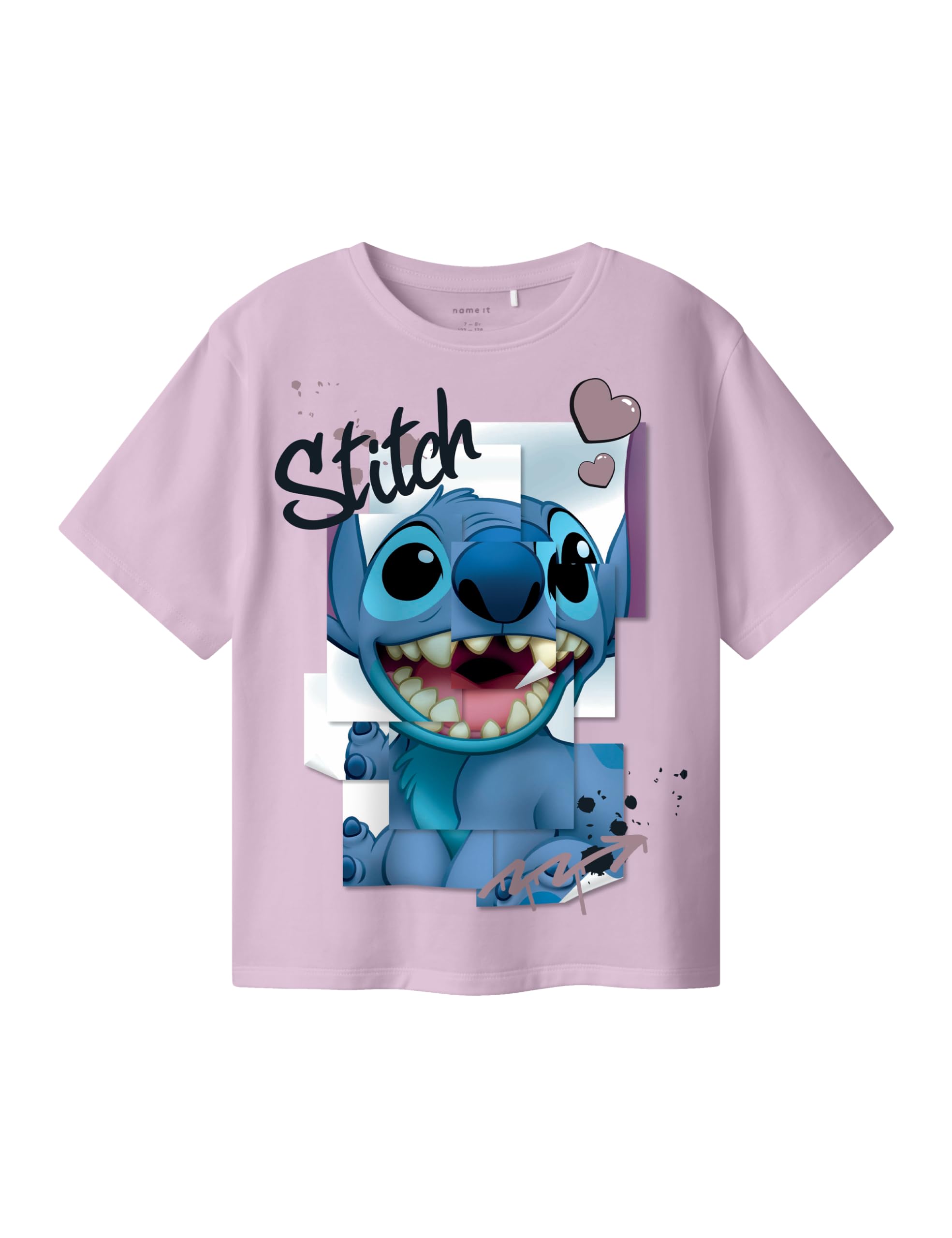 NAME IT Girl T-Shirt Stitch | T-shirt 146 - 152 Winsome Orchid