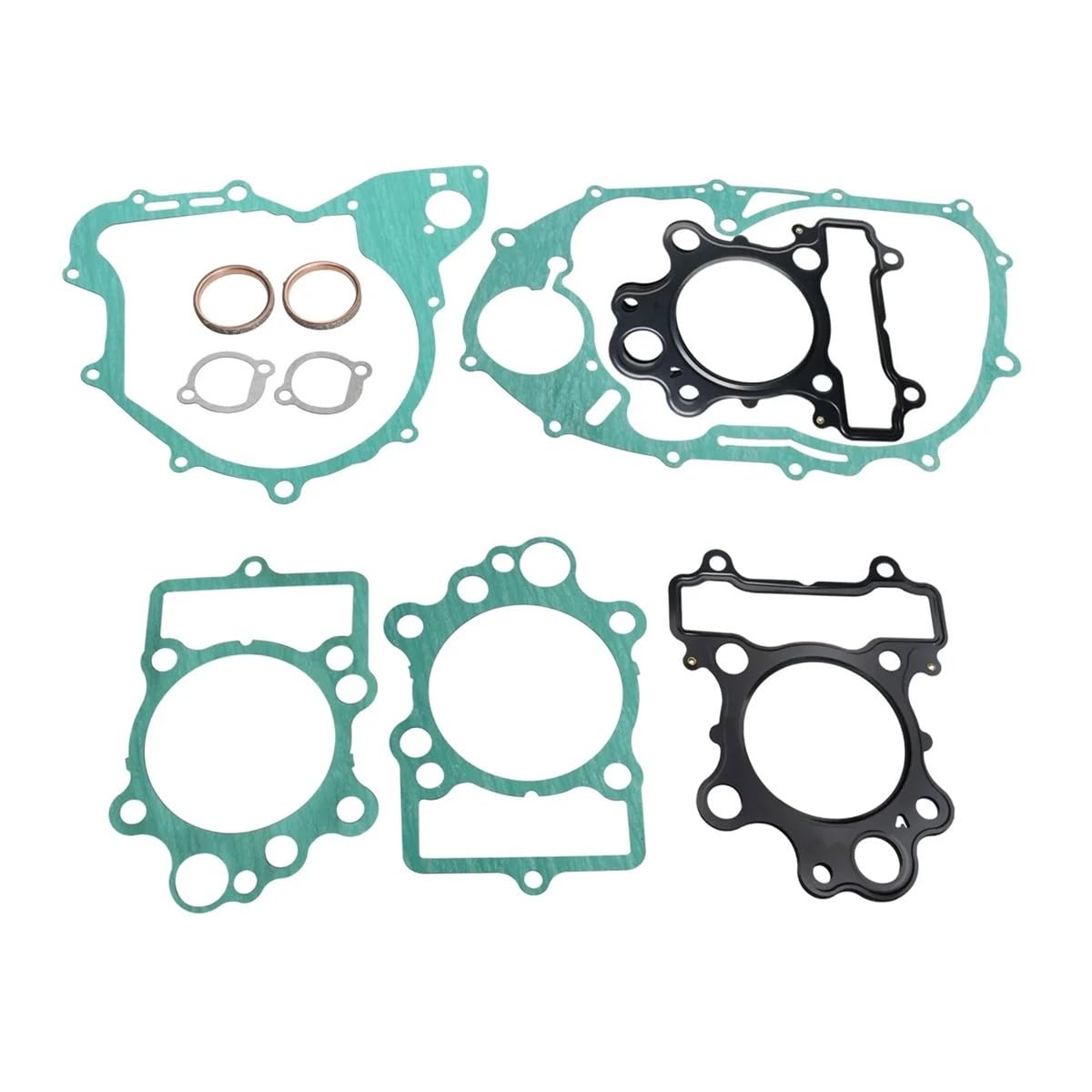 Motorcycle Engine Cylinder Head Base Clutch Cover Crankcase Gasket Kits for XVS650 V Star 1997-2018 Spare Parts(Cylinder Head Gasket)