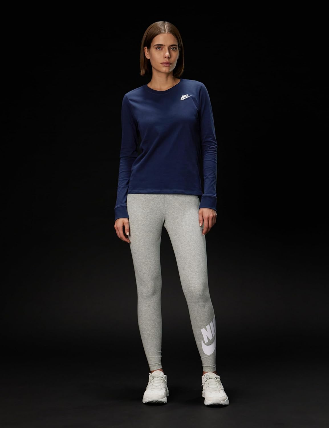 Nike Women's Sportswear Club Long-Sleeve T-Shirt - Image 3