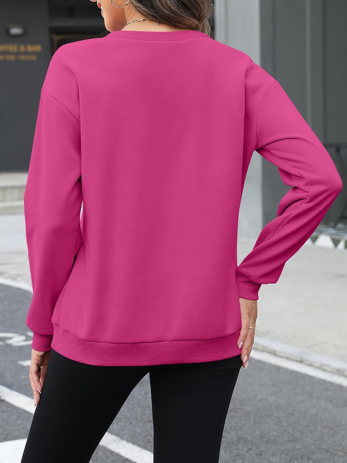 TICTICMISS Womens Fleece Sweatshirts with Pockets Half Zip Pullover Tops Quarter Zipper Hoodies Fall Winter Clothing