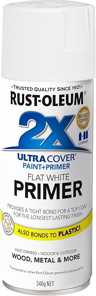 Rust-Oleum 2X Ultra Cover Primer Spray White 340g