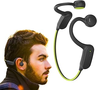 ouvido condução óssea | ouvido esportivos condução óssea dente azul ouvido aberto - ouvido sem fio orelha aberta à prova suor ultraleve esportes para Jiem-br