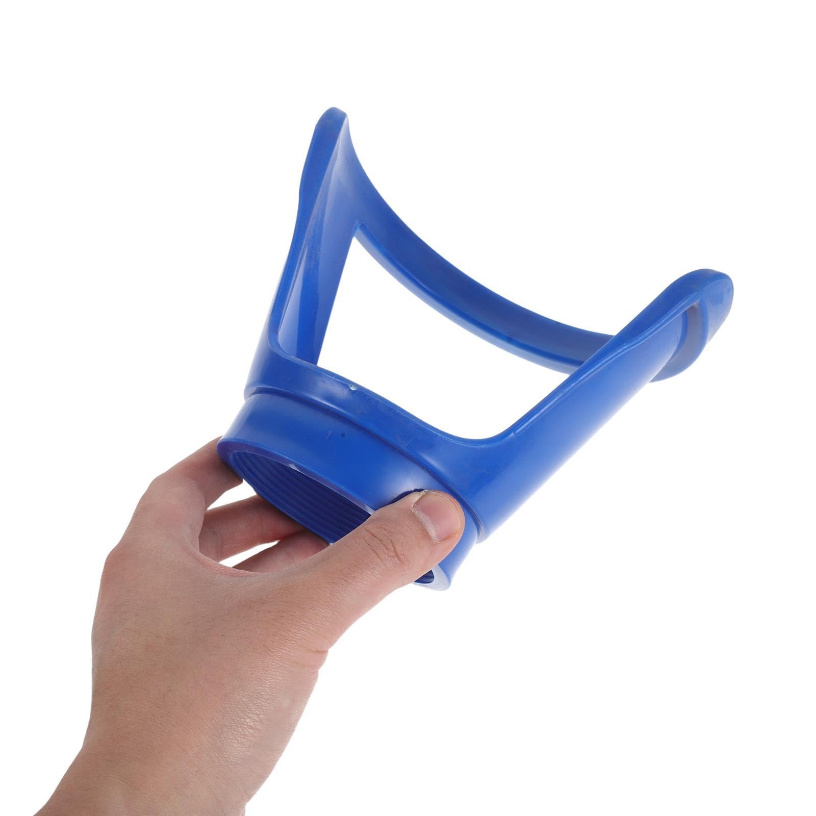 Ventilschutz für Gasflaschen – Schutzkappe für Sauerstoffflaschen aus Kunststoff, Transport-/Staubschutz für Druckgasflaschen, Tragegriff für Schweißgasflaschen (80 mm/3 Zoll)