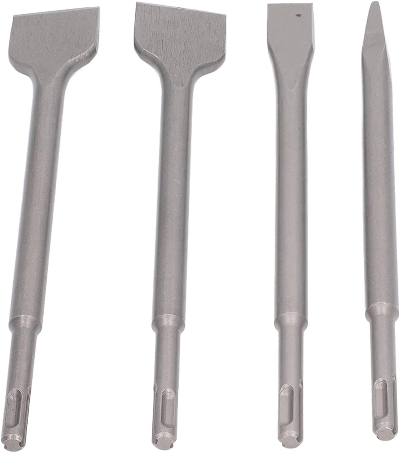 4PCS Hammer Chisels, Carving Tools Set - Quenching Processing, Wide Application for Stone Concrete Brick Wall, for Various Excavation Needs