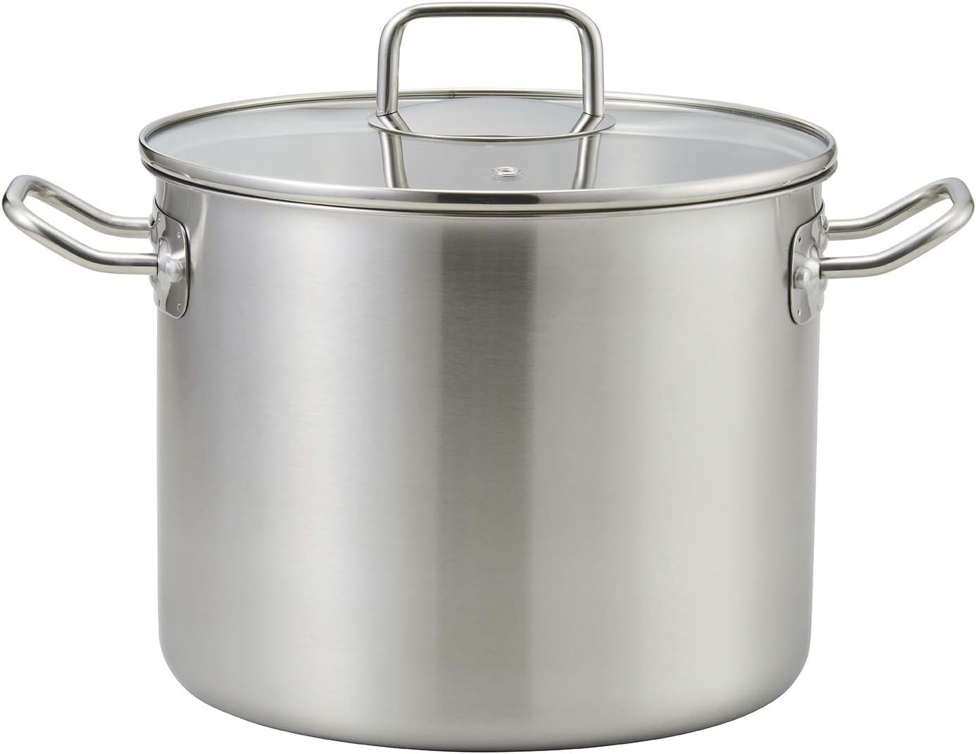 Bestco ND-6345 Small Torso Pot, Satin, 8.7 inches (22 cm), Echos, Lightweight, Visible, Stainless Steel, Includes Glass Lid, Induction Compatible