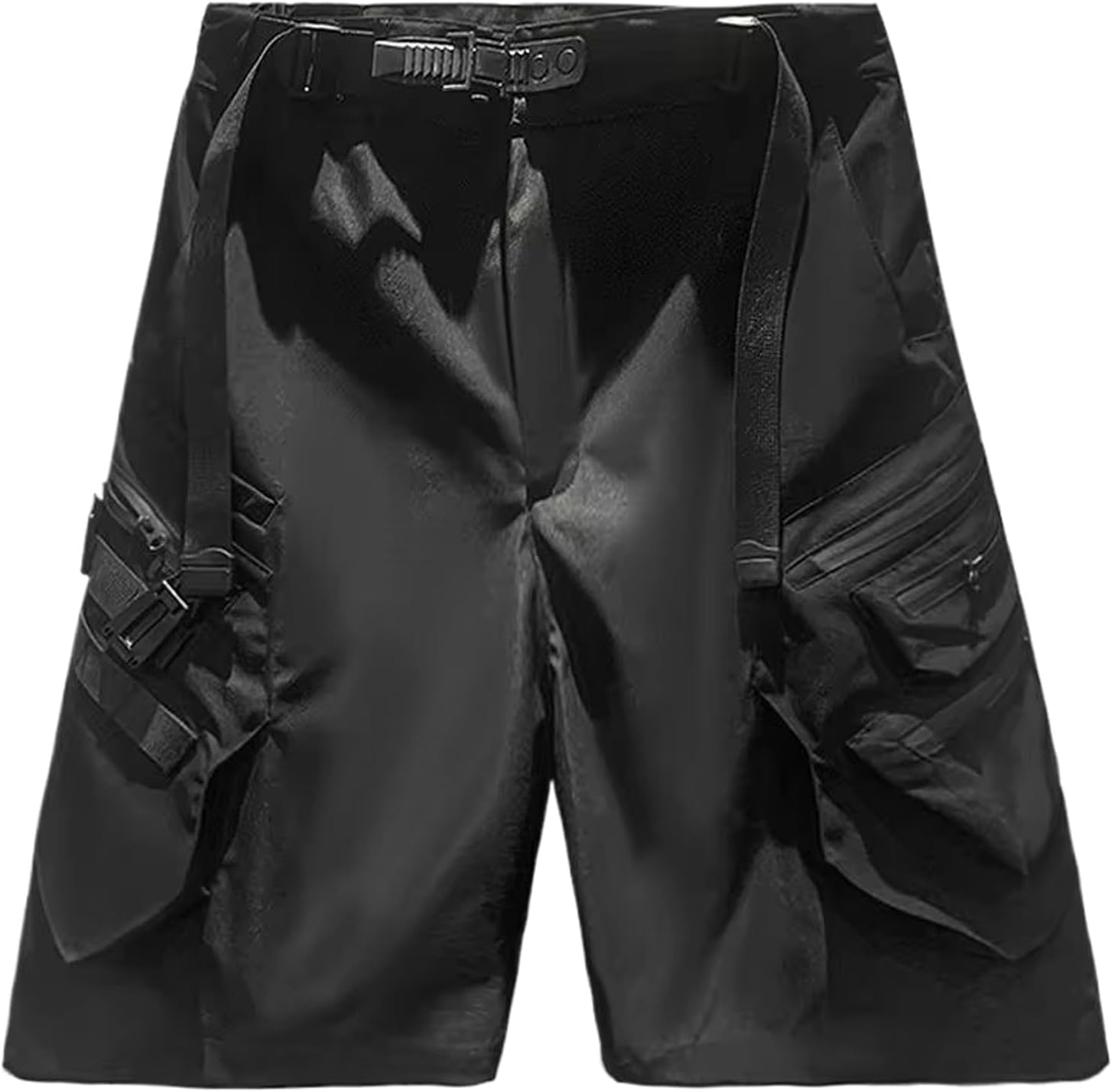 Tactical Cargo Shorts Street Hip Hop Short Pants for Men Wide Leg Casual Shorts