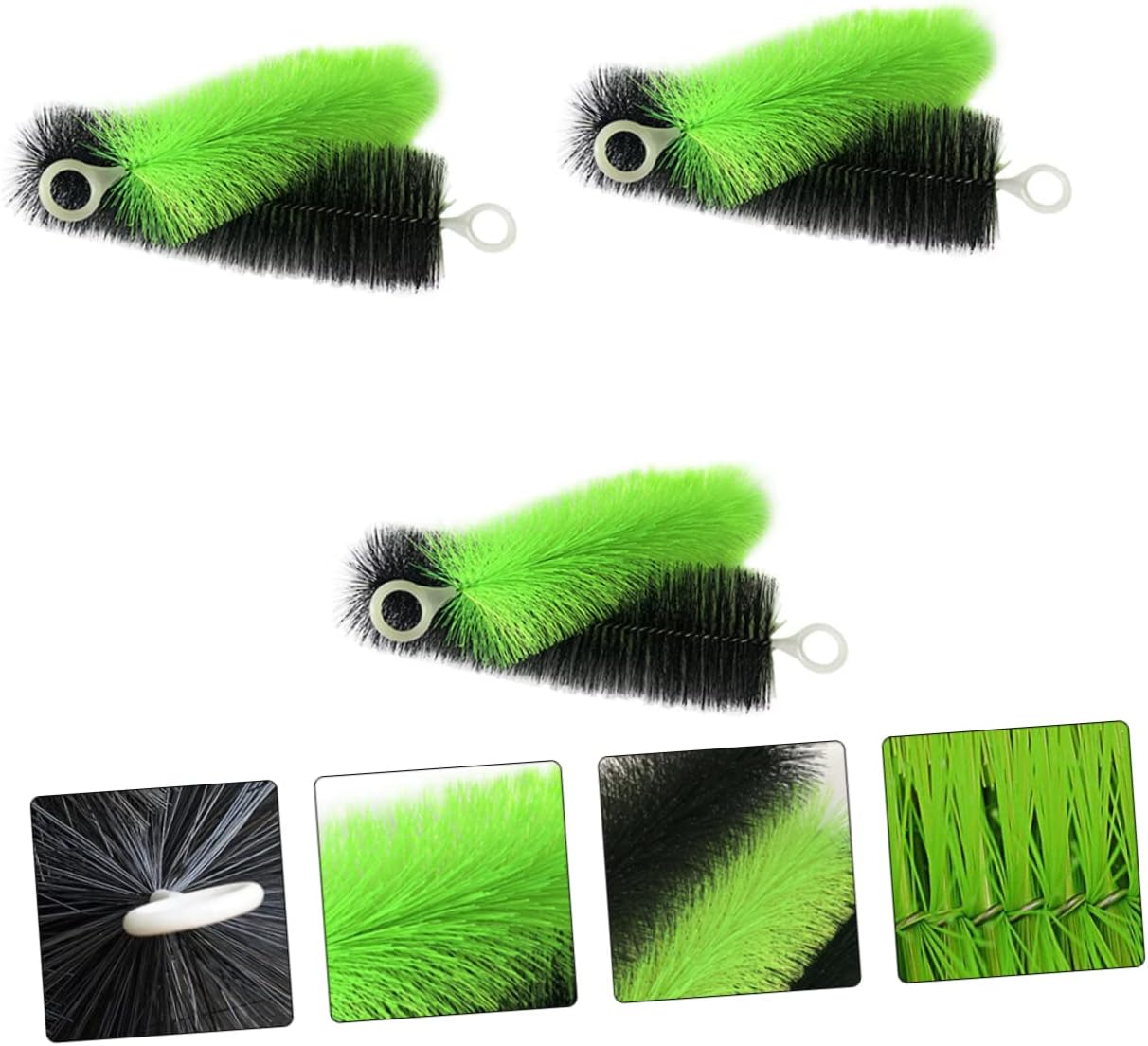 balacoo 6pcs Fish Tank Bristle Cleaners Flexible Brushes for Home Aquariums for and Decor Colors for Incubation and Maintenance