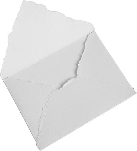 Miniatura 8 de Wanderings Sobre verde hecho a mano con borde Deckle  4.25 x 6.25 pulgadas  Paquete de 25  para anuncios, invitaciones de boda, tarjetas de