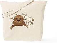 Vista 15 de CafePress Crazy Penguin Lady Tote Bag Bolsa de lona natural, bolsa de compras reutilizable
