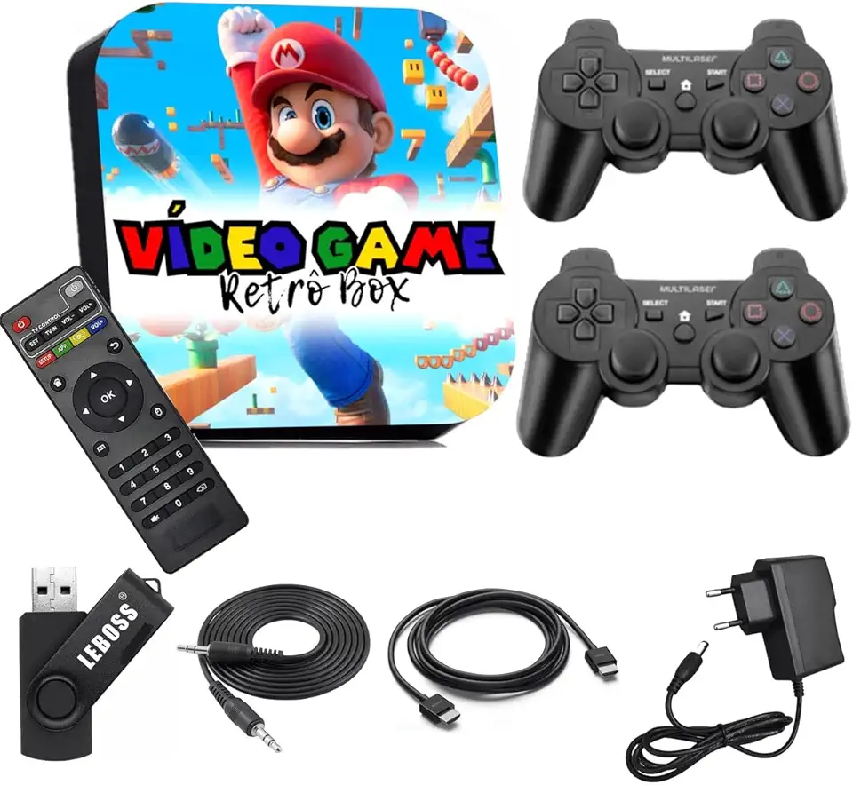 Video Game Retro Box 150.000 Jogos + 2 Controles Sem Fio (Nova Versão)