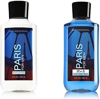 Bath & Body Works PARIS FOR MEN 2-in-1 Hair & Body Wash and Body Lotion Set - coolthings.us