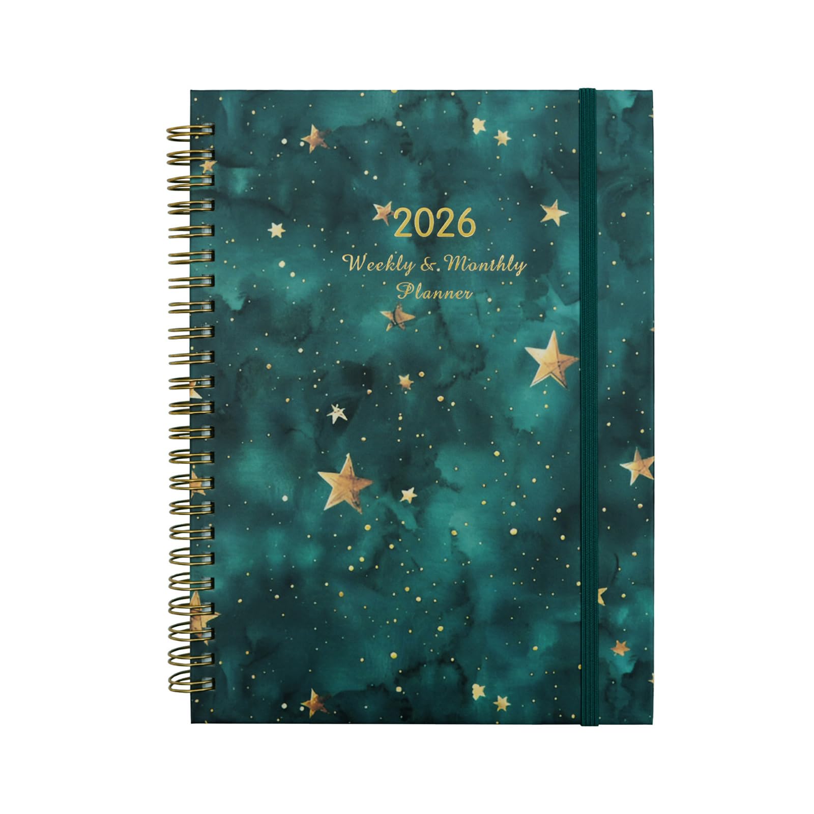 Xjdzineq 2026 Planner Hard Cover Calendar Planner Schedule Notebook Journaling Notebooks for Students and Daily Journaling