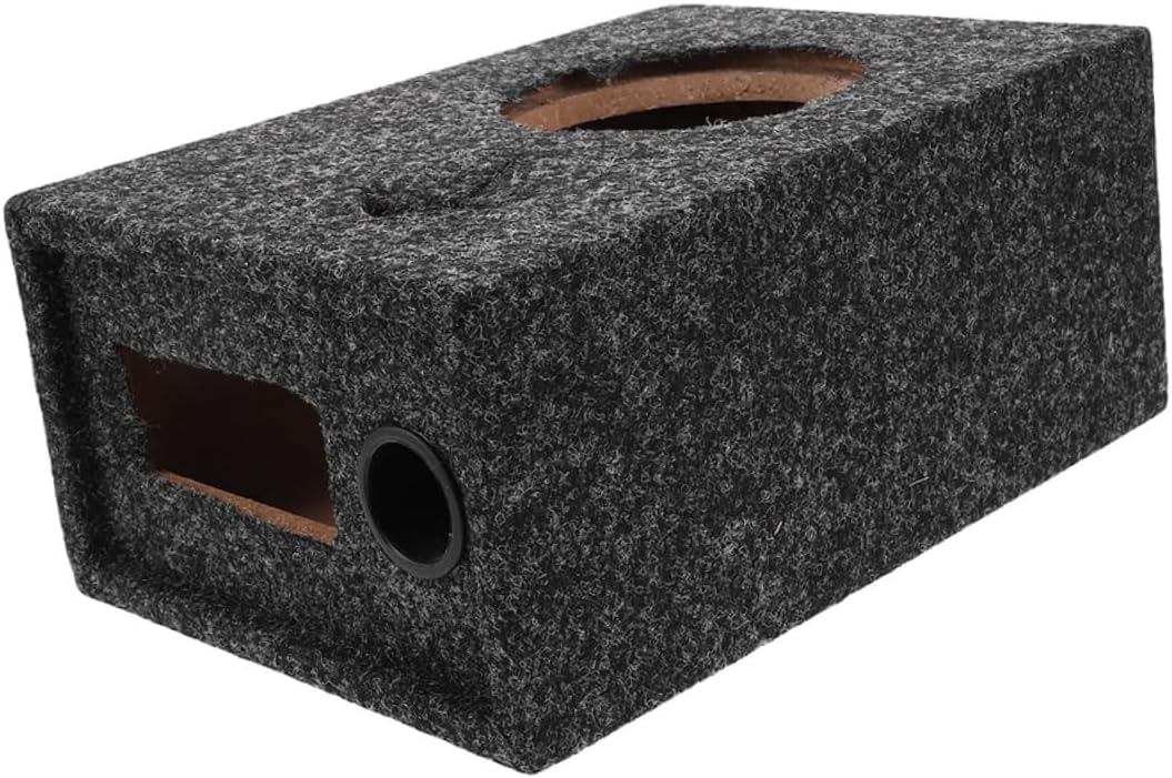 UPKOCH Car Subwoofer Enclosure Car Audio Box Speaker Cabinet for Enhanced Sound Depth