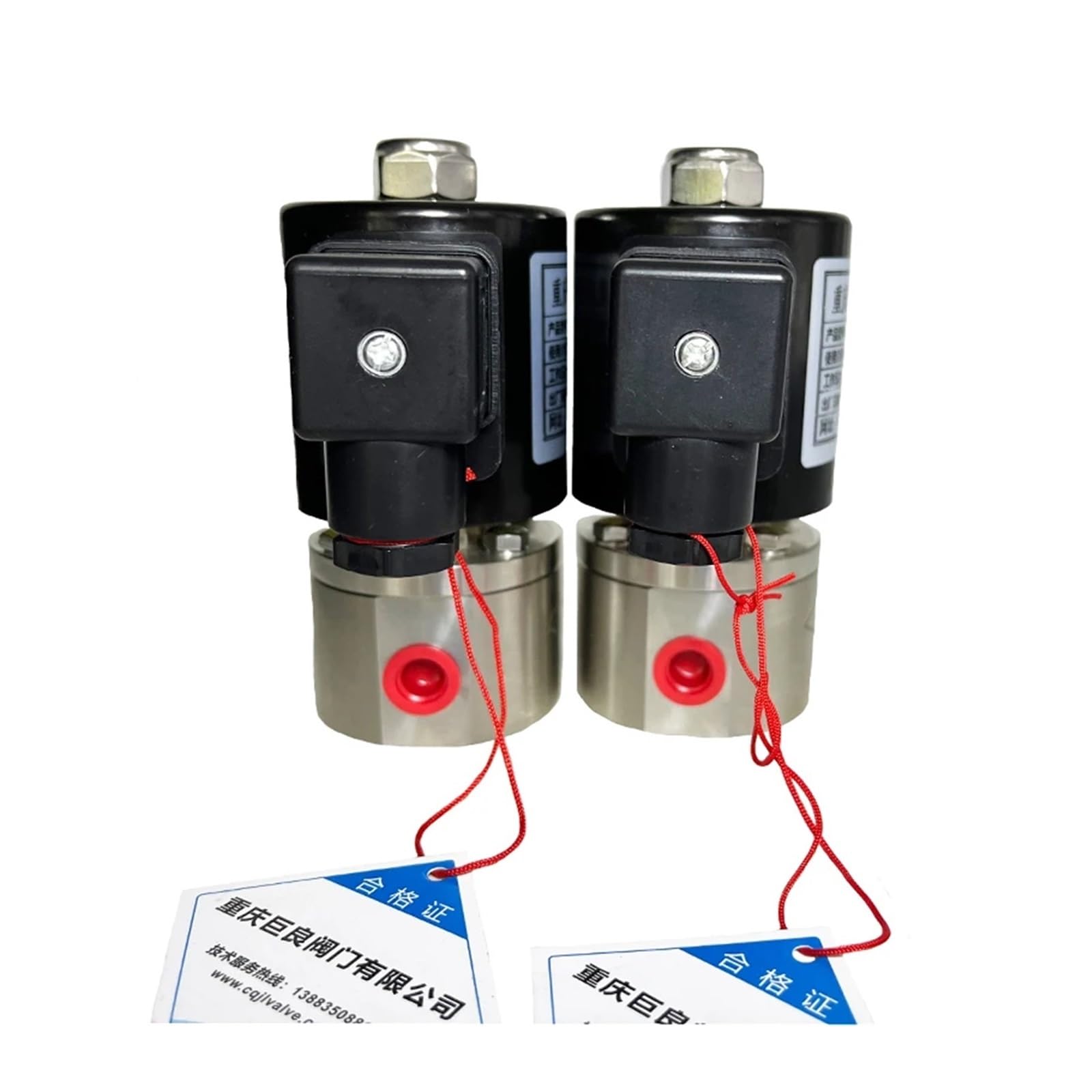 2-drożny zawór elektromagnetyczny 100 bar 10 MPa, otwór 1/4" / 1/8", normalnie zamknięty (G-dc24v, 0,25 cala)