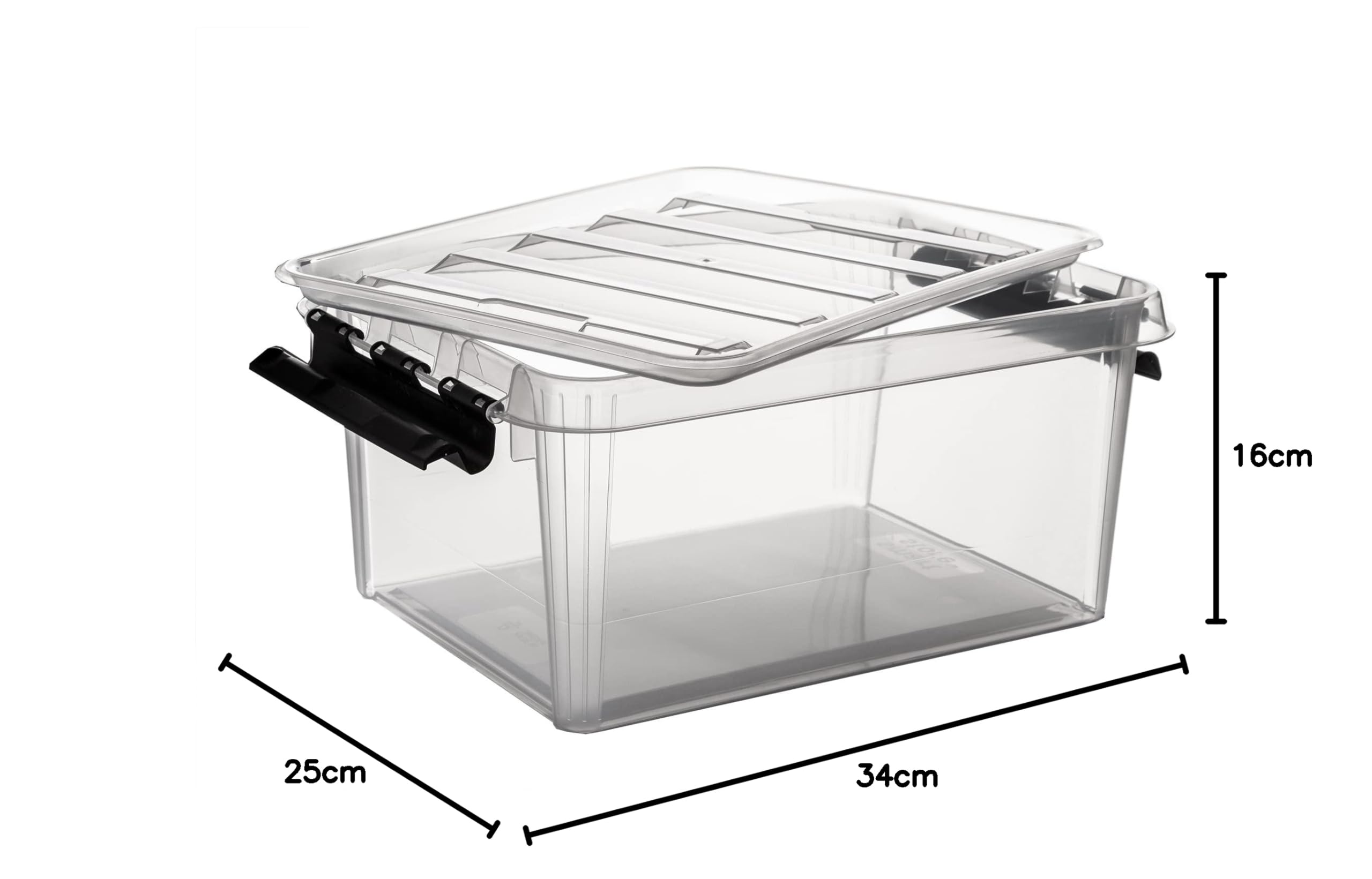 Orthex SmartStore Home Lot De 10 Boîtes De 8 L Transparent 340 X 250 X 160 Mm