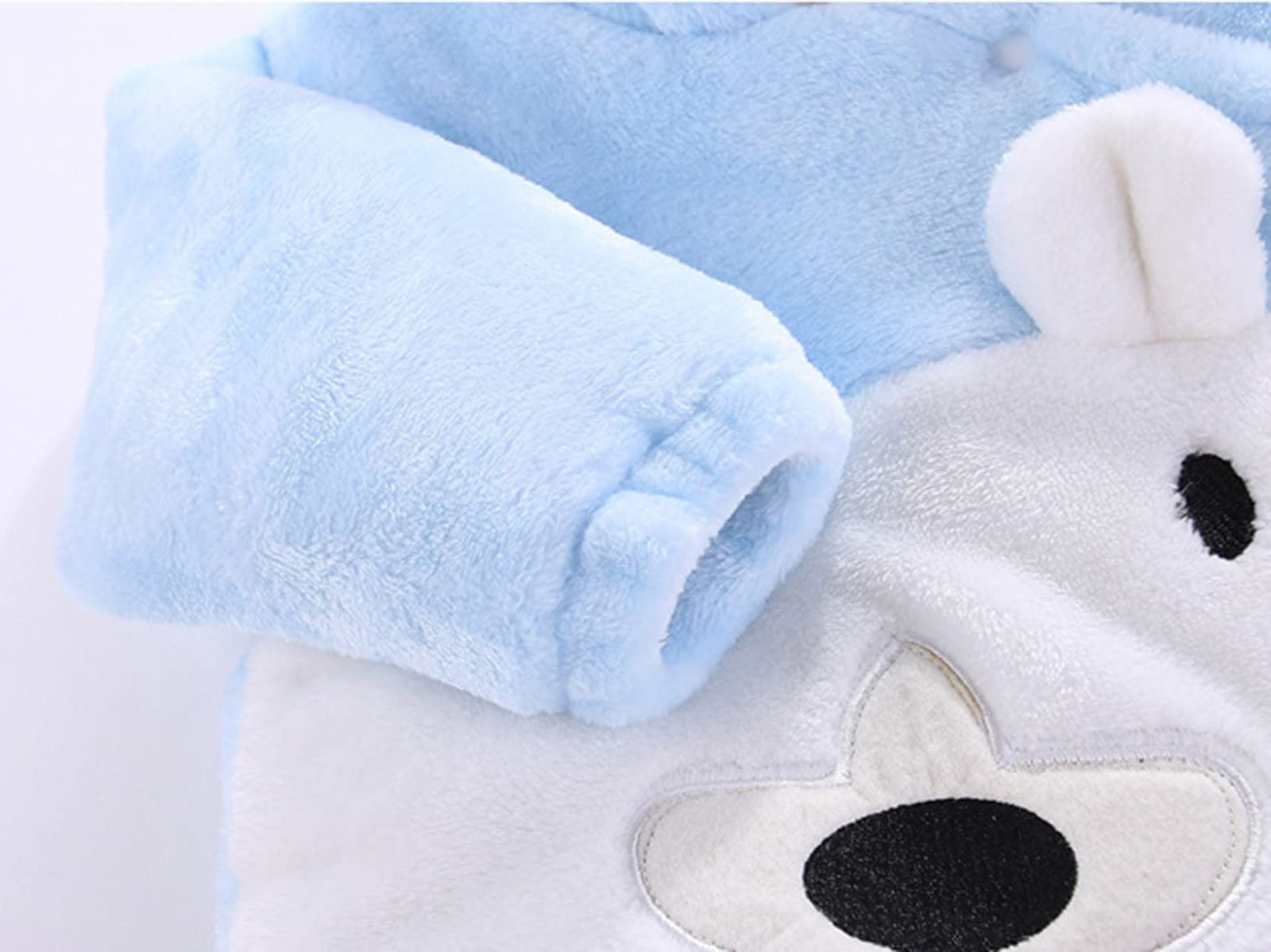 Neugeborenes Baby Jungen Jacke Bärenohren Kapuzen Oberbekleidung Reißverschluss Warmer Fleece Wintermantel Kindergartenrucksack Jungen Jack Wärmer Winter Schneeanzug Overall Für Jungen Und Mäd