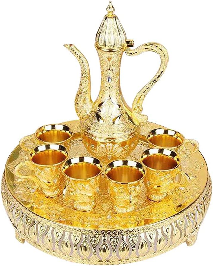 Peacock Zinc Alloy Wine Separator European Wine Dispenser Relief Relief Wine Pot Set