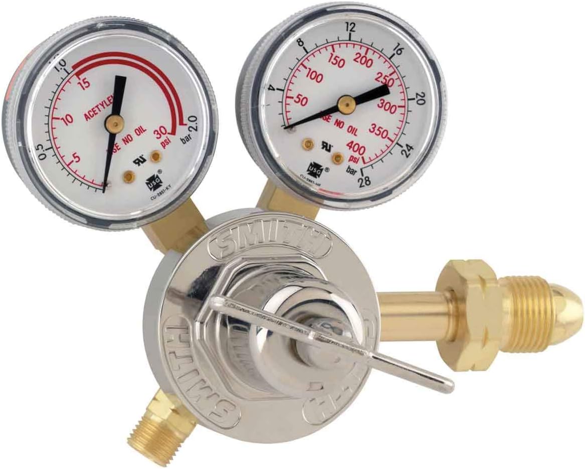 Miller Electric Regulator, Cylinder, Acetylene, CGA-510 (30-15-510)