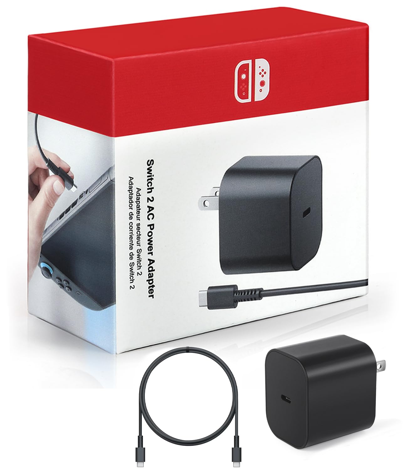Amazon.com: Switch 2 Charger 60W - 20V 3A OEM Style Replacement