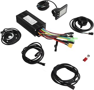 26A 3 Mode Sinewave Controller, 8 Power Assist Sensor Electric Bike Conversion Kit for Replacement for 22.2mm Handlebars