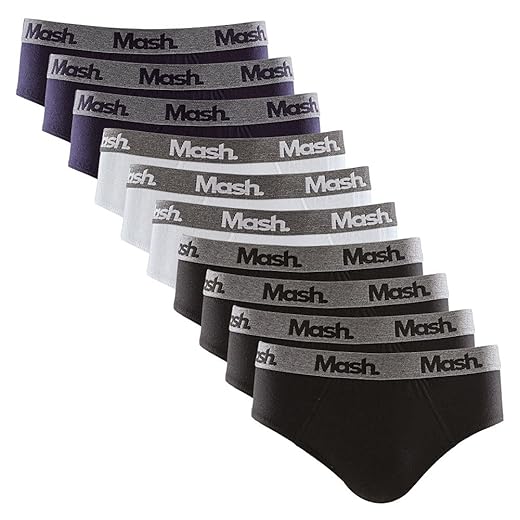 Kit 10 Cuecas Slip MashMasculino