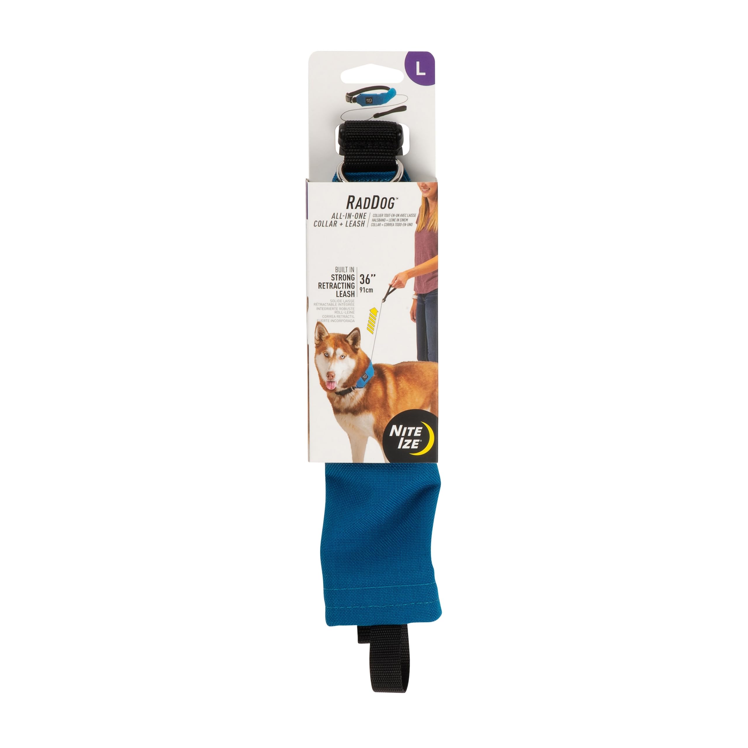 Collier et laisse tout-en-un Nite Ize Raddog : évitez les tractions et chutes