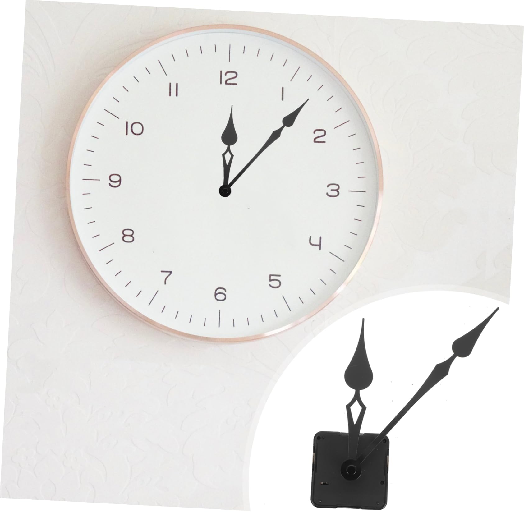 Mikikit 6zestawy Sztuk Mechanizm Zegarowy Quartz Do Naprawy Zegarów Do Zegarów Ściennych Cichy i Trwały Mechanizm Idealny Różnych Stylach