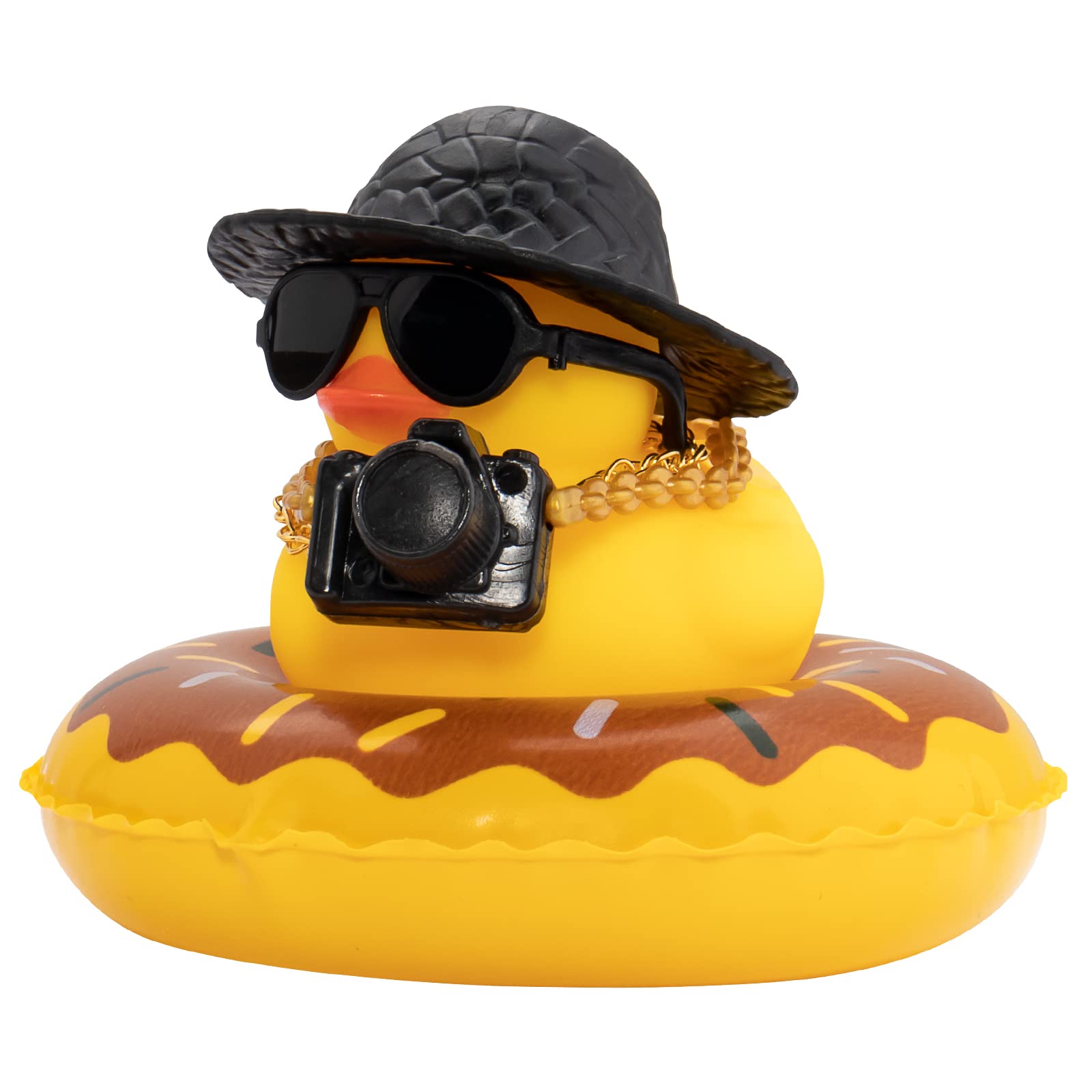 Lot De 3 Canards En Plastique Pour Tableau De Bord De Voiture - Décorations Rigolotes Avec Accessoires