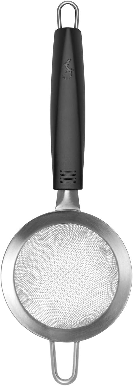 Lurch Strainer Tango Ø9,5cm, Silver/Black, 9.5 cm, Small