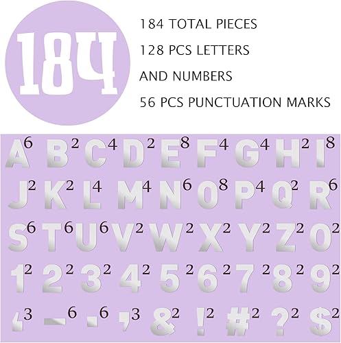 Miniatura 4 de 184 calcomanías de letras grandes de 6 pulgadas, de vinilo, letras del alfabeto, números, autoadhesivas, letras grandes, letras grandes, calcomanías