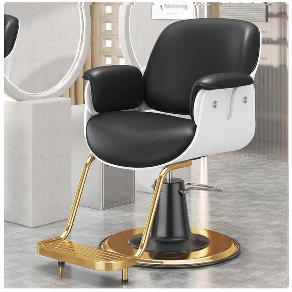 OZBMA Adjustable Swivel Salon Chair with ty Hydraulic Pump Perfect for Barbershops Spas and Tattoo Studios Professional Beauty Equipment Comfort Style