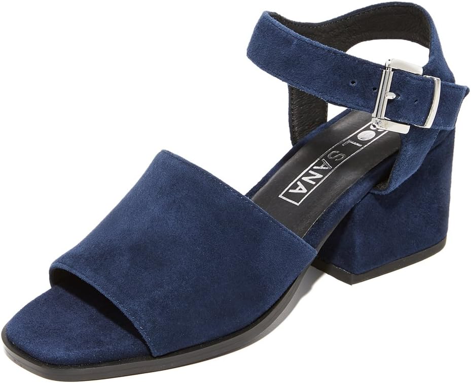Sol Sana Women's Kristian Heel Shoe, Navy, 36 M EU (6 US)