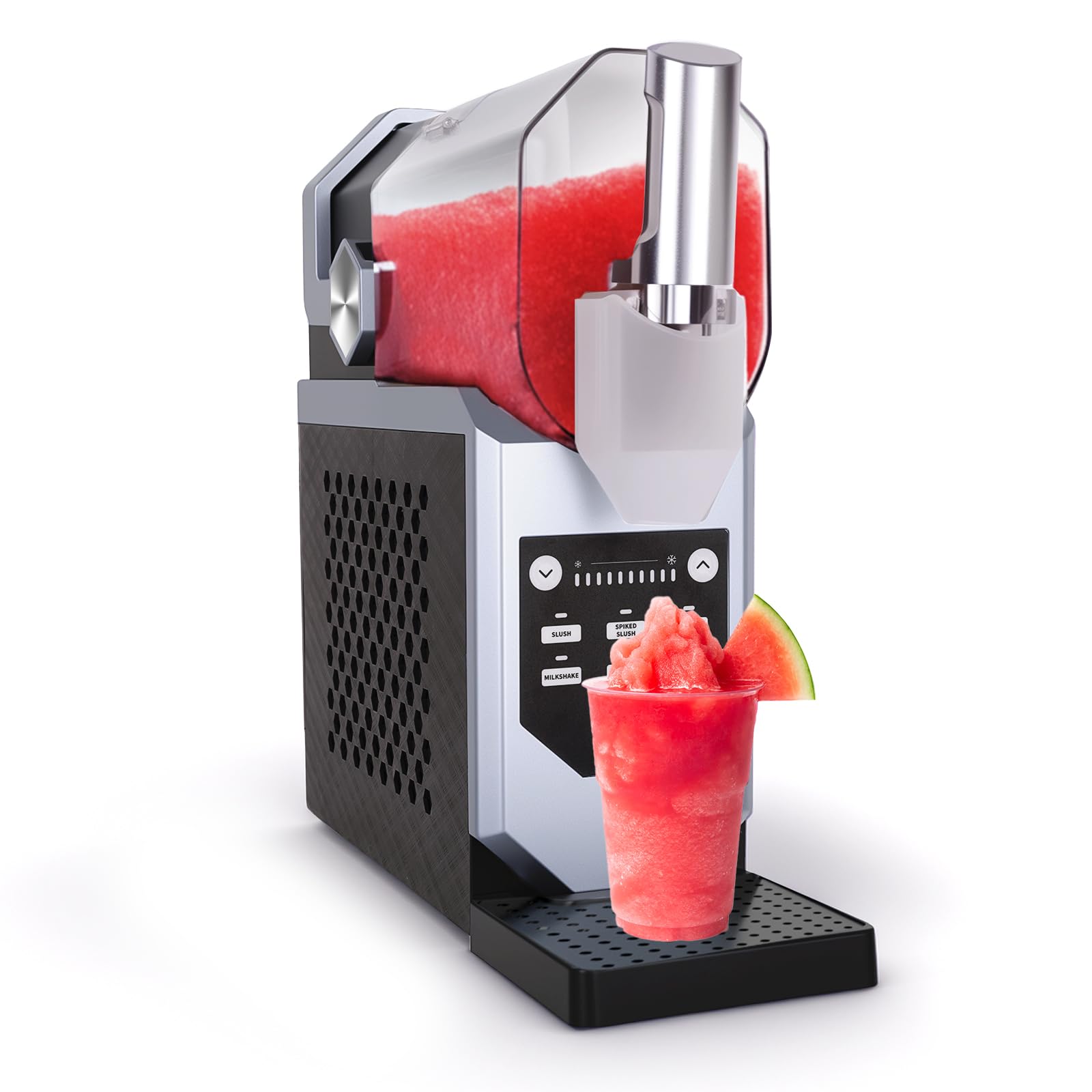 Macchina per Granita - Sorbetto Elettrica 2,0L 220W, Bevande in 15-60min, 2,0L per Ingredienti, Tattile, 5 Modalità, per Granite, Cocktail, Frappé, Milkshake e Succhi