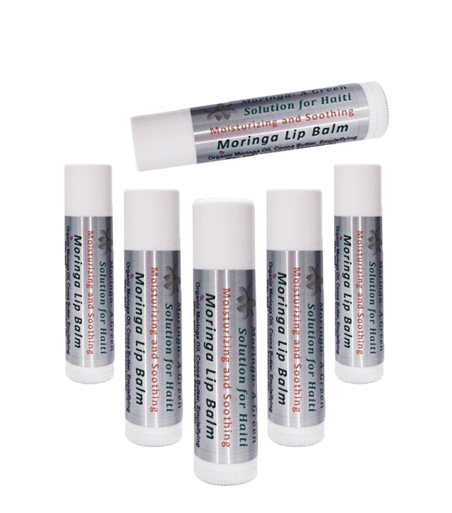 Moringa for Love Moringa Oil Moisturizing and Soothing Lip Balm (Pack of 6)